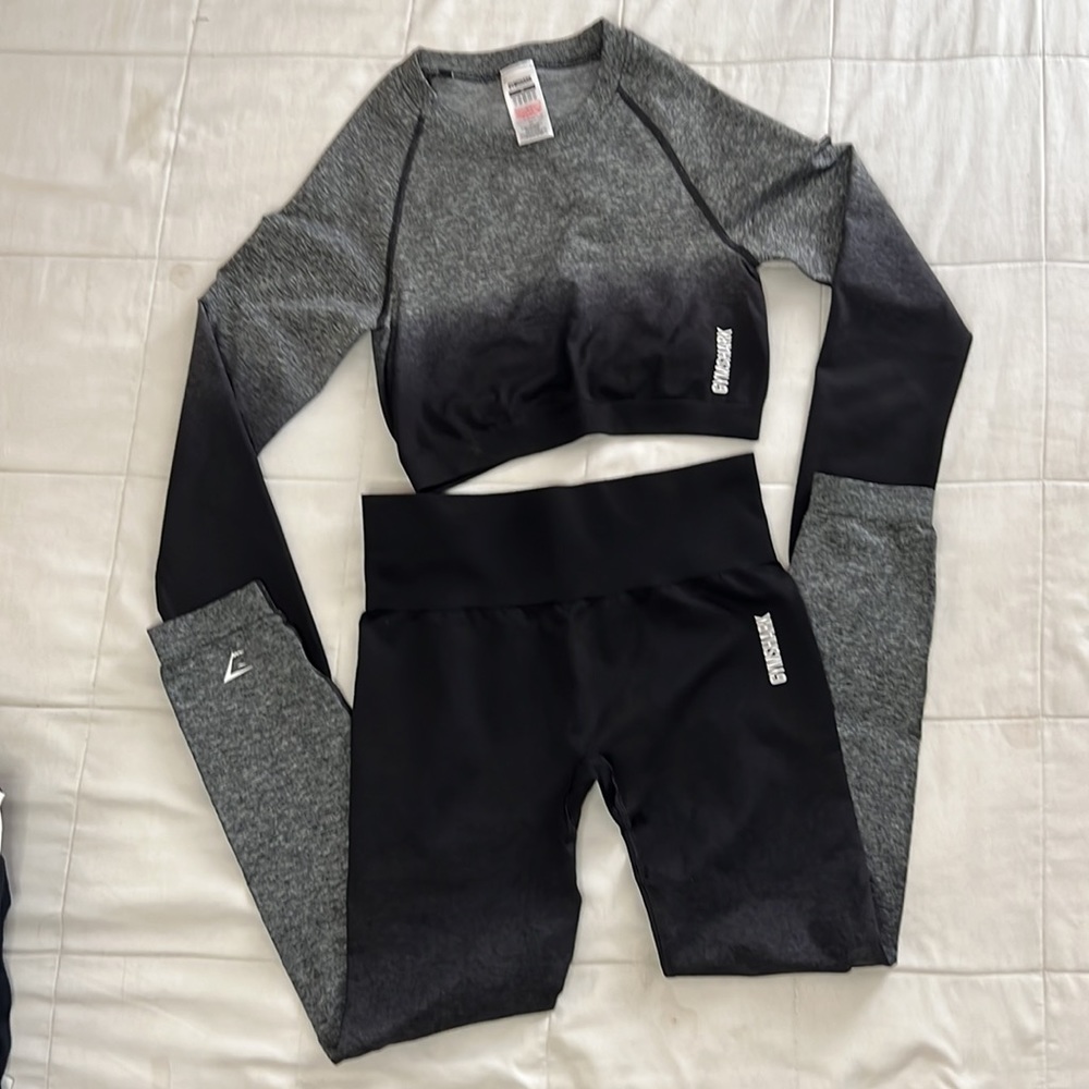 Gymshark legging and shirt set